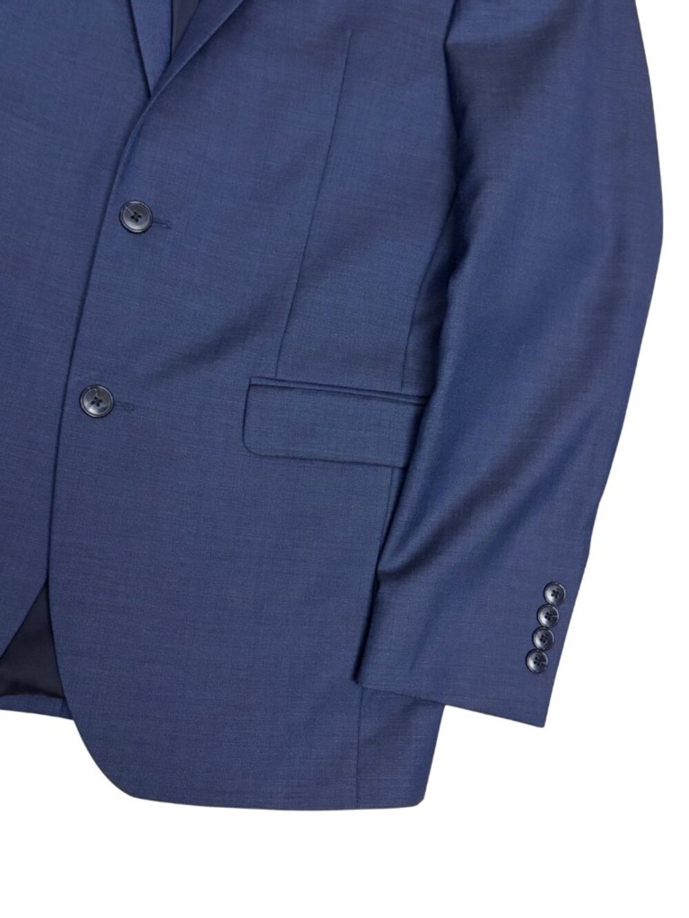 JOS A BANK Wool Business Suit Blue Blazer Dress Pants Formal Jacket Mens 39L - Picture 8 of 8